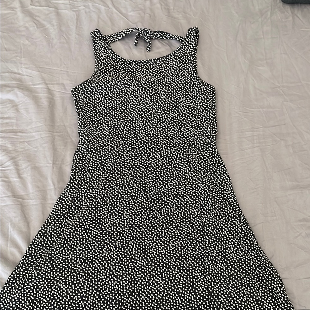 Black and White Polka Dot Dress